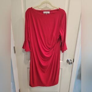 Red Long Sleeve Dress